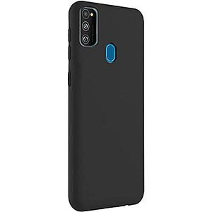 Read more about the article TheGiftKart Protective Sleek Back Cover Case for Samsung Galaxy M21 / M21 2021 Edition / M30s | Soft TPU Rubberised Matte Cover | Camera Protection Bump (Black)