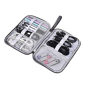 Read more about the article BESTOTTAM Travel Electronic Organizer Bag Cable Organizer Case Portable Digital Storage Bag for Electronic Accessories USB Cables, Power Bank, SD Card