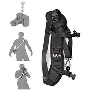 Read more about the article JERN Camera Strap,Camera Sling Strap with Safety Tether, Adjustable and Comfortable Neck/Shoulder Belt for DSLR/SLR Camera (Nikon, Canon, Sony) Universal Belt Women/Men