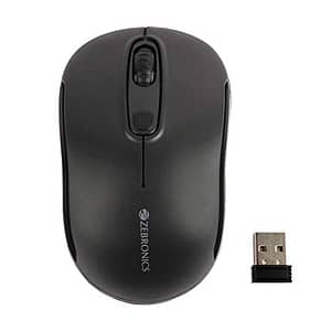 Read more about the article ZEBRONICS Zeb-Dash Plus 2.4GHz High Precision Wireless Mouse with up to 1600 DPI, Power Saving Mode, Nano Receiver and Plug & Play Usage – USB