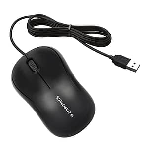 Read more about the article ZEBRONICS Zeb-Comfort Wired USB Mouse, 3-Button, 1000 DPI Optical Sensor, Plug & Play, for Windows/Mac, Black
