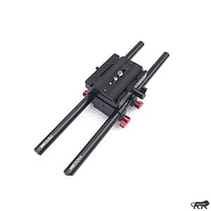 Read more about the article Shootvilla Universal Rail System 15mm Rod Support for EOS 5D Mark2 7D 550d t2i DSLR DV Camera HDV Video Film Shooting Movie (Black)