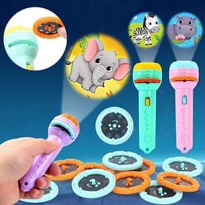 Read more about the article SHINETOY Light Toys for Kids – Projector for Kids, Sleeping Story Toys for Toddlers, Educational Learning Toys, Torch Baby Projector [Projection Flashlight 3 Reels 24 Pattern-Space,Animal &Foods]