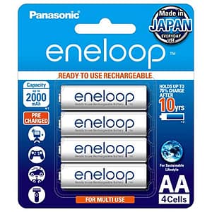 Read more about the article Panasonic eneloop AA Rechargeable Battery, Pack of 4