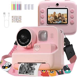 Read more about the article MANVI Instant Print Camera for Kids, 48 MP Print Camera for Boys & Girls, 1080P Video Recoding Camera with 3 Printing Rolls (Pink)