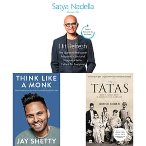 Read more about the article Hit Refresh: A Memoir by Microsoft’s CEO & Think Like a Monk & The Tatas: How a Family Built a Business and a Nation