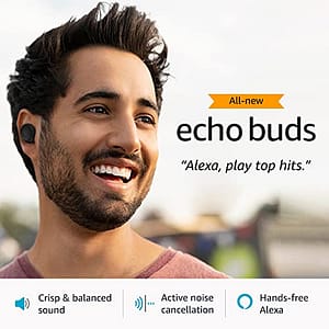 Read more about the article All-new Echo Buds (2nd Gen) | True Wireless earbuds with crisp and balanced sound, Active Noise Cancellation, 3 mics and Alexa | Black