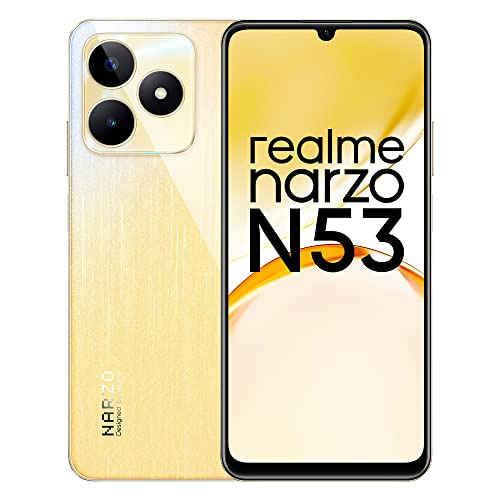 You are currently viewing realme narzo N53 (Feather Gold, 6GB+128GB) 33W Segment Fastest Charging | Slimmest Phone in Segment | 90 Hz Smooth Display