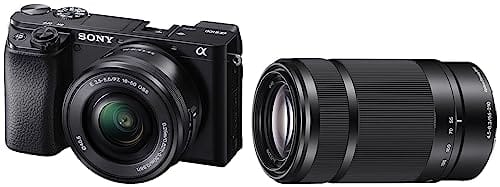 You are currently viewing Sony Alpha ILCE 6100L 24.2 MP Mirrorless Digital SLR Camera with 16-50 mm Power Zoom Lens & Tiltable Screen, Black & E-Mount 55-210mm F4.5-6.3 Telephoto Lens (Black)