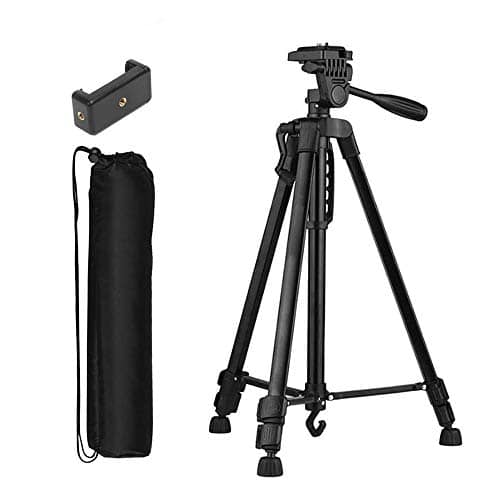 You are currently viewing Tygot 3366 Aluminum Tripod (55-Inch), Universal Lightweight Tripod with Mobile Phone Holder Mount & Carry Bag for All Smart Phones, Gopro, Cameras