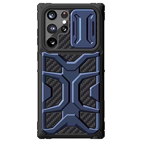 You are currently viewing Nillkin Case for Samsung Galaxy S22 Ultra (6.8″ Inch) Adventurer Military Rugged Grade Finish Camshield Camera Slider TPU + PC Impact Resist Anti Shock Tough Blue