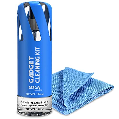 You are currently viewing Gizga Essentials 2-in-1 Professional Cleaning Kit (XL -170ML) for Camera, Lens, Binocular, Laptop, TV, Monitor,Smartphone,Tablet (Includes: Antibacterial Cleaning Liquid 170ml, Plush Microfiber Cloth)