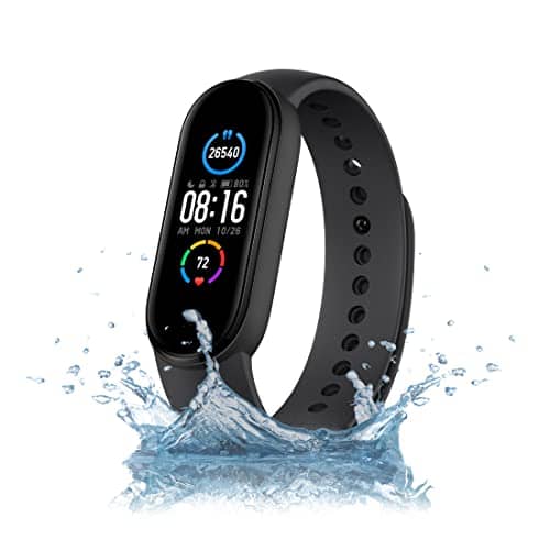 You are currently viewing MI Smart Band 5- India’s No. 1 Fitness Band, 1.1″ (2.8 cm) AMOLED Color Display, 2 Weeks Battery Life, Personal Activity Intelligence (PAI), 11 Sports Mode, Heart Rate, Women’s Health Tracking (Black)