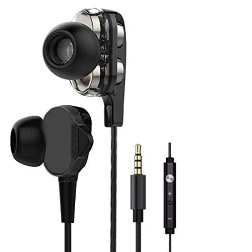 You are currently viewing Earphone For Mahindra Thar LX 4-Str Hard Top Diesel Universal Earphones Headphone Handsfree Headset Music with 3.5mm Jack Hi-Fi Gaming Sound Music Wired in-line 10mm Powerful Extra Bass Driver HD Stereo Audio Sound with Noise Cancelling Dynamic Ergonomic Original Best High Sound Quality Earphone – ( Black , 1B-AA, R30 )