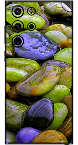 You are currently viewing SILKWRAPS® Printed Matte Finish Vinyl Mobile Wrap Compatible with Samsung Galaxy S22 Ultra 5G Skin Sticker Protector- Stone-Abstract-101 (ONLY Back and Camera Part)