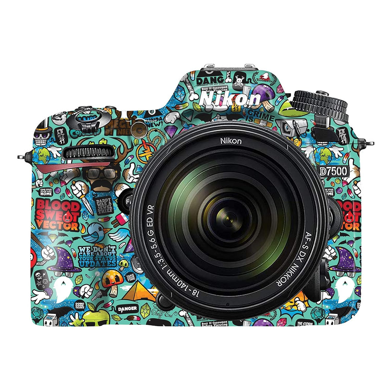 Read more about the article WRAPTURE. Vinyl Premium Dslr Camera Scratchproof Protective Skin For Nikon D7500 – No Residue Removal, Bubble Free, Scratch Resistant, Stretchable, Hd Quality Printed – Hdcs-Nikon-D7500 (Design 03)