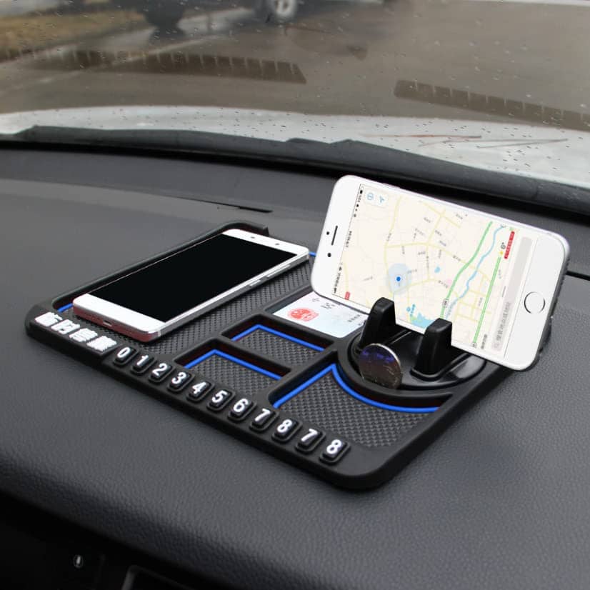 You are currently viewing OAHU Updated 2022 Anti-Slip Phone Holder with Extra Large Pad, Phone Holder in Car, Universal Multifunction Car Dashboard Non-Slip Mat for Phones, Sunglasses, Keys, Gadgets and More