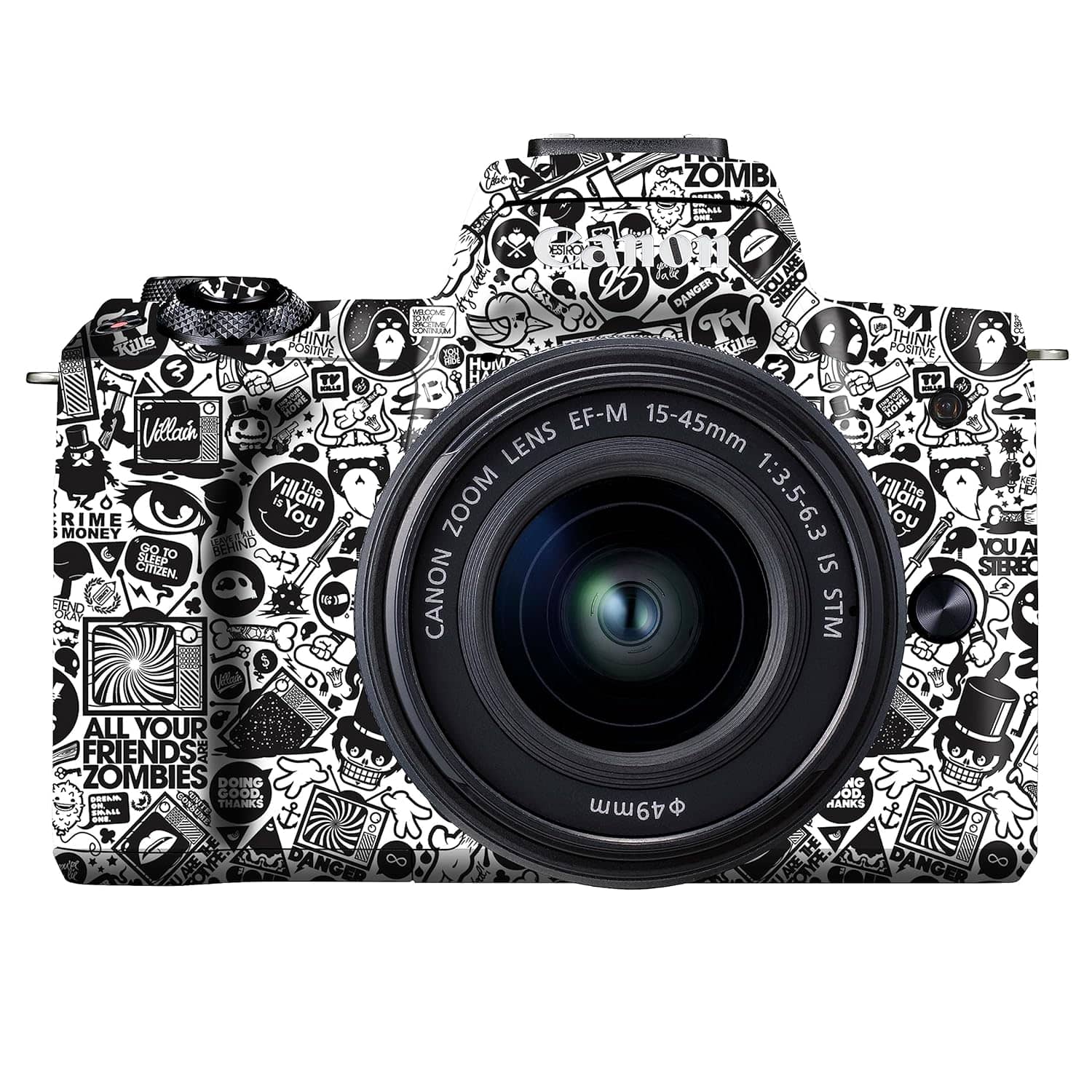 You are currently viewing WRAPTURE. Premium DSLR Camera Scratchproof Protective Skin for Canon M50 Mark II – No Residue Removal, Bubble Free, Scratch Resistant, Stretchable, HD Quality Printed – HDCS 007