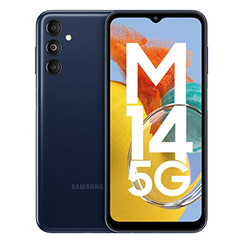 You are currently viewing Samsung Galaxy M14 5G (Berry Blue, 4GB, 128GB Storage) | 50MP Triple Cam | 6000 mAh Battery | 5nm Octa-Core Processor | Android 13 | Without Charger