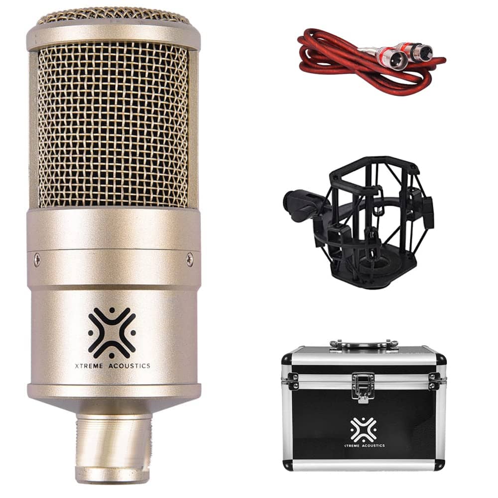 You are currently viewing Xtreme Acoustics Kadence C01-SL Unidirectional, Condenser Microphone for Recording/Podcasting/Live Streaming/Home Studio/YouTube Videos with XLR Cable and and Flight Case.