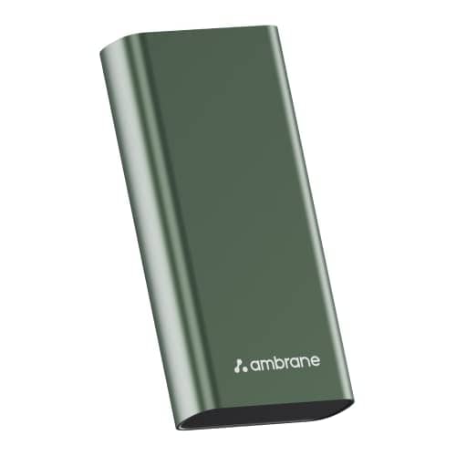 You are currently viewing Ambrane 20000mAh Powerbank with Dual USB Output, Made in India, Multi-Layer Protection, Li-Polymer Battery (Neos 20, Green)