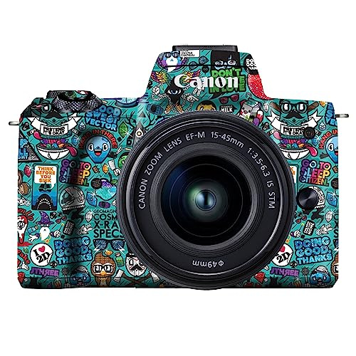 You are currently viewing WRAPTURE. Premium DSLR Camera Scratchproof Protective Skin for Canon M50 Mark II – No Residue Removal, Bubble Free, Scratch Resistant, Stretchable, HD Quality Printed – HDCS 004 (1 Unit)