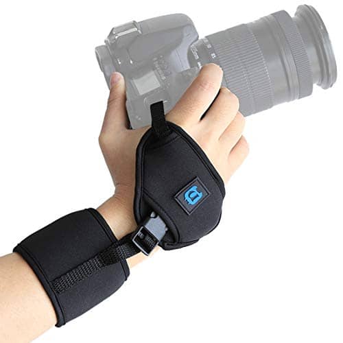 You are currently viewing Khatz Soft Neoprene DSLR Mirrorless Camera Hand Grip Wrist Strap with 1/4 inch Screw Plastic Plate – Compatible with Canon, Nikon, Sony, and More – Secure and Comfortable Camera Accessory