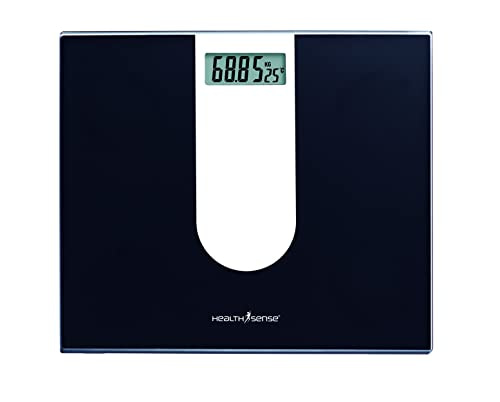 You are currently viewing HealthSense Digital Weight Machine for Body Weight | Weighing Machine for Human Body with 50g Graduation, Room Temperature Indicator, 1 Year Warranty & Batteries Included – Glass Top PS 111