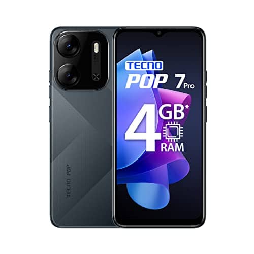 You are currently viewing Tecno POP 7 Pro (Endless Black, 2GB RAM,64GB Storage) | Type C Port | 12MP Dual Camera | Up to 4GB RAM with Memory Fusion