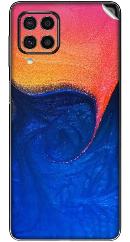 You are currently viewing SILKWRAPS® Printed Matte Finish Vinyl Mobile Wrap Compatible with Samsung Galaxy M33 5G Skin Sticker Protector- Watercolour-Abstract-150 (ONLY Back and Camera Part)