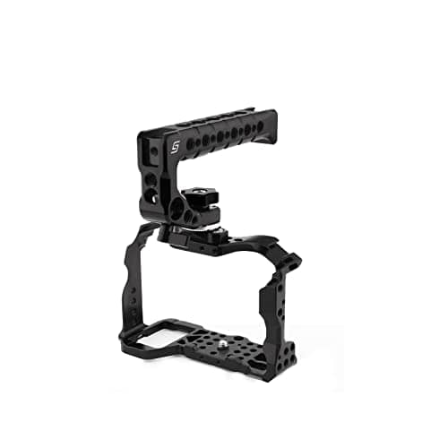 Read more about the article PROAIM SnapRig Cage Compatible with Sony a7S III DSLR Camera w/Top Handle & Removable ARRI Rosette| CNC Aluminum Form-Fitted Cage| Offers Quick Accessory & Tripod Mounting (CG215)