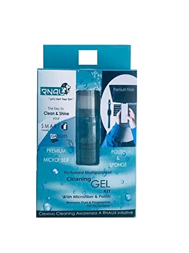 Read more about the article RNAUX Gadget Clean & Shine Gel Kit for Laptop & Camera Lens 60 ML (Aqua Breeze Perfumed) Premium Microfiber, Gadget Polish” Proudly Make in India”