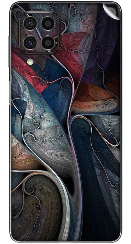 You are currently viewing SILKWRAPS® Printed Matte Finish Vinyl Mobile Wrap Compatible with Samsung Galaxy M53 5G Skin Sticker Protector- Watercolour-Abstract-165 (ONLY Back and Camera Part)