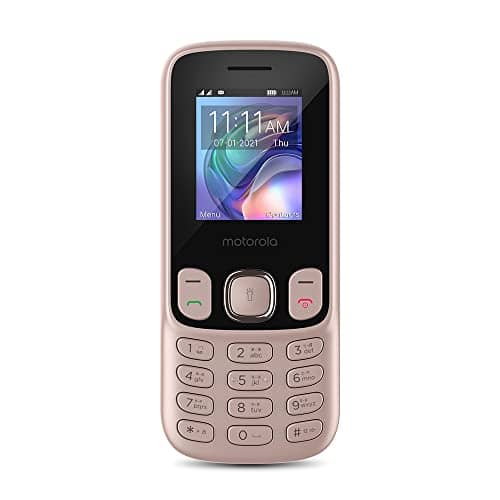 You are currently viewing Motorola a50 (Rose Gold) – Dual Sim Keypad Mobile with Expandable Memory Upto 32GB, Rear Camera, 1750 mAh Big Battery, 6 Indian Languages Input Support