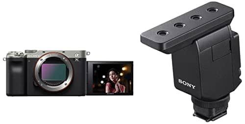 You are currently viewing Sony Alpha ILCE-7C Compact Full Frame Camera (4K,3 Optical Zoom) – Silver with Sony ECM-B10 Digital Shotgun Microphone, Super-Directional