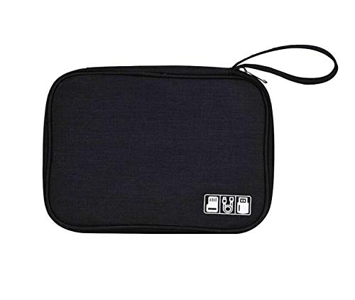 Read more about the article House of Quirk Polyester Electronic Accessories Pouch (Black_NEW_LINEN_GADGET_ORG_BLA-_-)