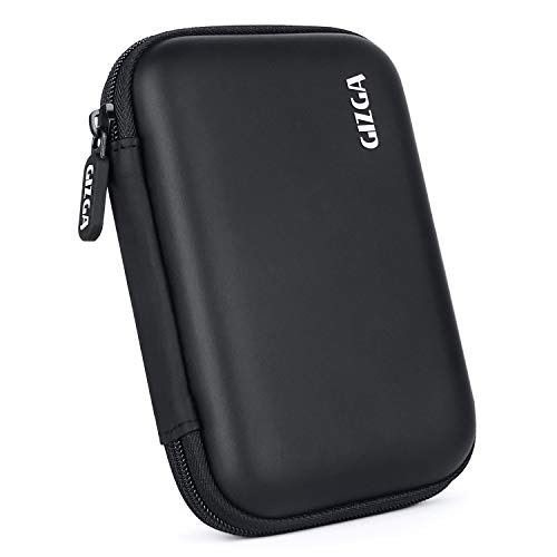 Read more about the article Gizga Essentials Hard Drive Case Shell, 6.35cm/2.5-inch, Portable Storage Organizer Bag for Earphone USB Cable Power Bank Mobile Charger Digital Gadget Hard Disk, Water Resistance Material, Black