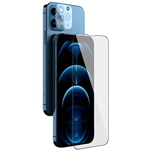 You are currently viewing Nillkin Tempered Glass for Apple iPhone 13 Pro Max (6.7″ Inch) 2 in 1 Full Glass Covers Screen Shatterproof + Camera 360 Protective Film Black Color