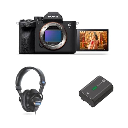 You are currently viewing Sony Alpha ILCE-7M4 Full-Frame Hybrid Camera Body + MDR-7506 (Professional Headphone) + NP-FZ100 (Additional Battery) | 33 MP | 4K 60P Video Recording |Real-Time Eye AF for Humans, Birds, Animals