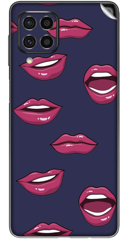 You are currently viewing SILKWRAPS® Printed Matte Finish Vinyl Mobile Wrap Compatible with Samsung Galaxy M33 5G Skin Sticker Protector- Lips-Pattern-68 (ONLY Back and Camera Part)