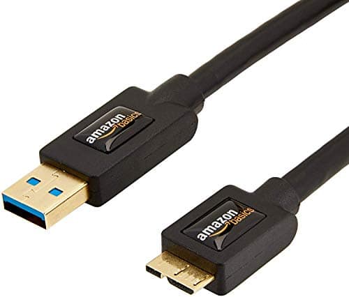 You are currently viewing Amazon Basics USB 3.0 Cable – A Male to Micro B – 6 Feet (1.8 Meters), Black