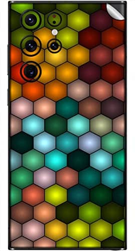 You are currently viewing SILKWRAPS® Printed Matte Finish Vinyl Mobile Wrap Compatible with Samsung Galaxy S22 Ultra 5G Skin Sticker Protector- Digi-Colored-Abstract-34 (ONLY Back and Camera Part)