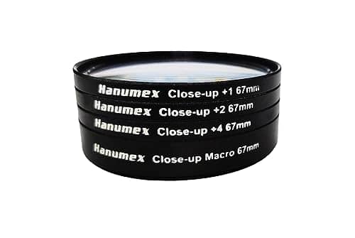 You are currently viewing Hanumex® 67mm Close-up Filter Kit Macro Filter Accessory with Lens Filter Pouch for Professional Photographer for Canon Nikon Sony Pentax Olympus Fuji DSLR Camera Included Filter 4 Pics(+1,+2,+4,+10)