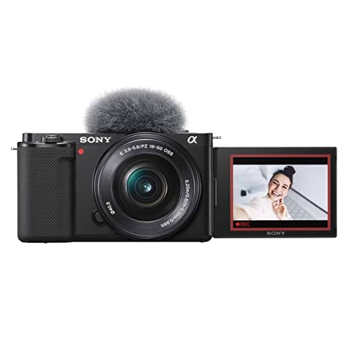 You are currently viewing (Refurbished) Sony Alpha ZV-E10L 24.2 Mega Pixel Interchangeable-Lens Mirrorless vlog Camera with 16-50 mm Lens, Made for Creators (APS-C Sensor, Advanced Autofocus, Clear Audio, 4K )- Black,Optical Zoom