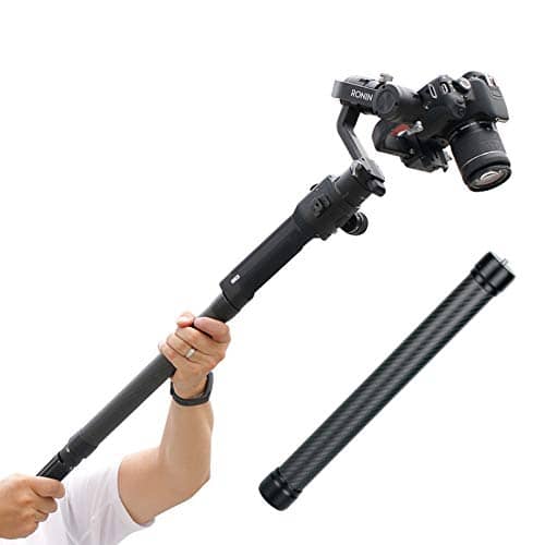 You are currently viewing Agimbalgear DH10 Upgrade Gimbal Extension Pole Carbon Fiber Bar Lightweight but Strong 1/4″ Universal Rod Compatible with DJI Ronin S OSMO Mobile 2 ZHIYUN Crane 2 V2 Stabilizer DSLR Camera