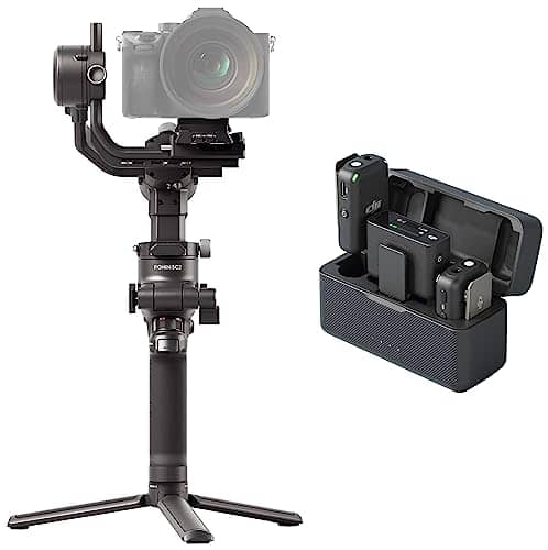 You are currently viewing DJI RSC 2 – 3-Axis Gimbal Stabilizer for DSLR and Mirrorless Camera && Mic – Wireless Microphone System for Smartphones, Cameras, Laptops, Compact and Portable Wireless Mic Lavalier