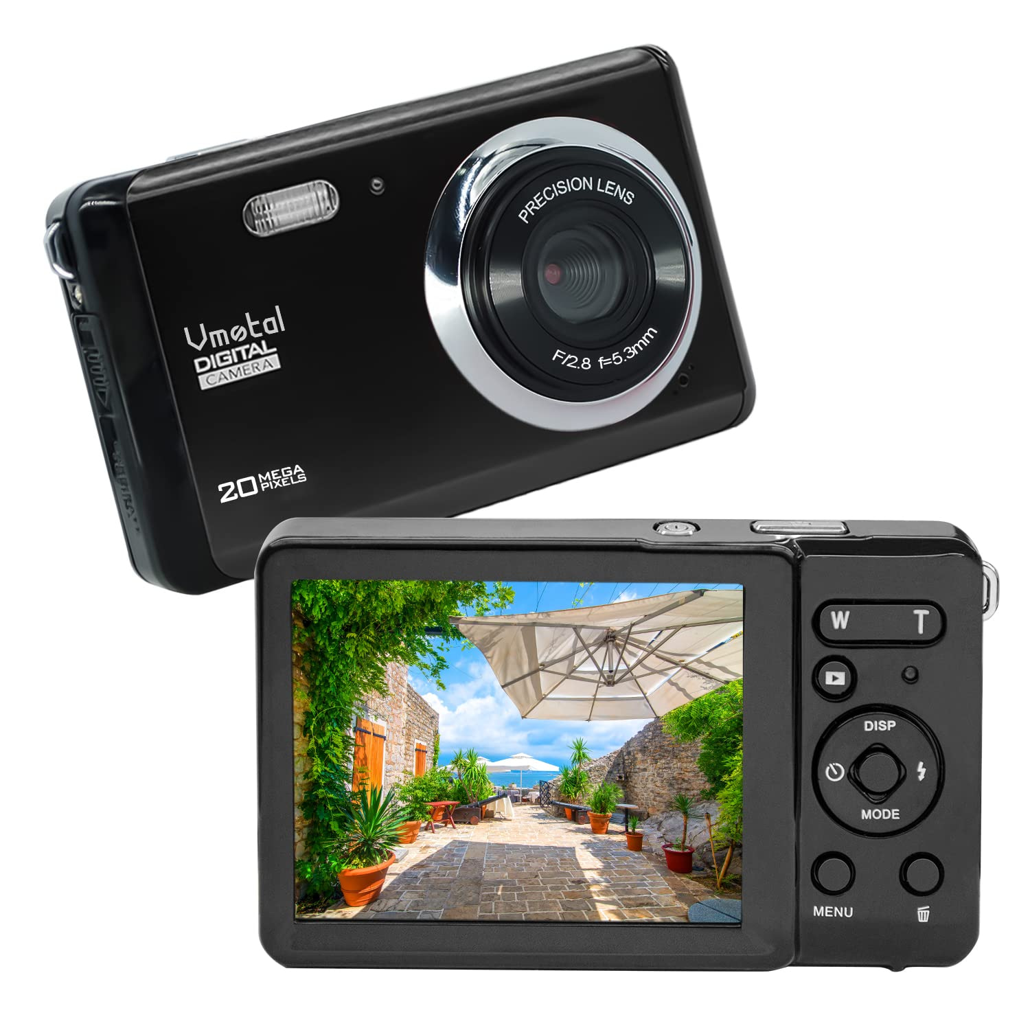 You are currently viewing Vmotal 3 inches TFT LCD Rechargeable HD Mini Video Camera Digital with 8X Digital Zoom / 12 MP Compact Camera forStudents Kids/Beginners/Elderly (Black)