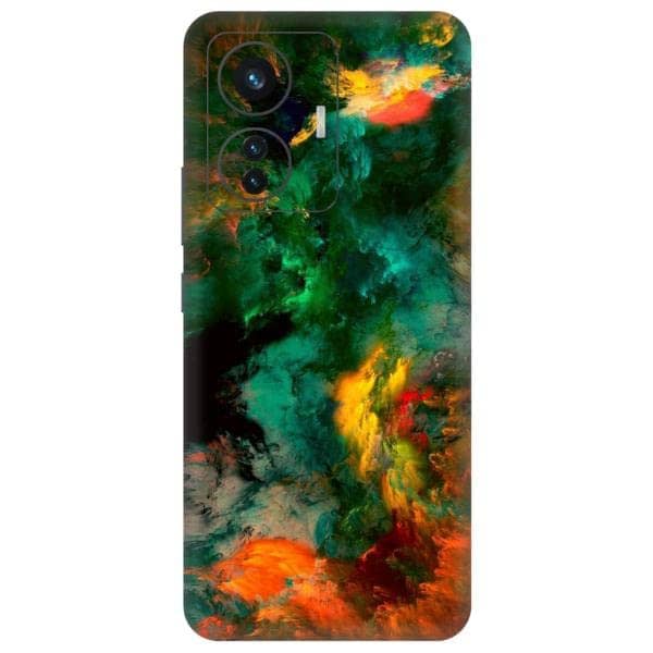 You are currently viewing Gadget Gear Vinyl Skin Back Sticker Multi Water Color (93) Mobile Skin Compatible with VIVO iQOO Z6 Pro (5G) (Only Back Panel Coverage Sticker)