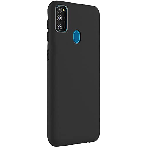 You are currently viewing TheGiftKart Protective Sleek Back Cover Case for Samsung Galaxy M21 / M21 2021 Edition / M30s | Soft TPU Rubberised Matte Cover | Camera Protection Bump (Black)