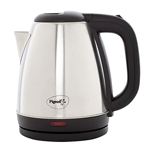 You are currently viewing Pigeon by Stovekraft Amaze Plus Electric Kettle (14289) with Stainless Steel Body, 1.5 litre, used for boiling Water, making tea and coffee, instant noodles, soup etc. 1500 Watt (Silver)